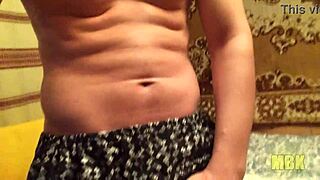 Young woman alone at home in episode 25.