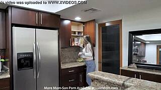 Hot mom, can you help your stepson with shower handjob fun?