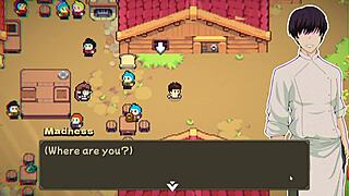 Elf slut in Hentai game NTR Rice Part 3 gets banged at work