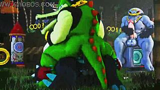 Detailed compilation of gay group furry cartoon orgies by Moonwulf