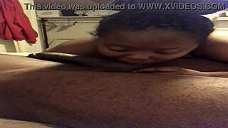 Crazy Homeless Amateur Sucking Dizzick's Big Cock in Bed