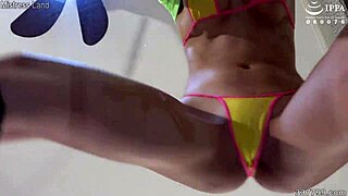 Masochist man performs cunnilingus on Lily Hosho and gets laughed at