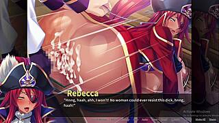 Rebecca H says, 'Cover my booty in bukkake, buccaneer.'