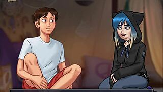 Summertime Saga 89: Small Tits And Big Ass Hentai Action