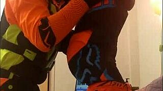 Gay Motocross Blowjob In Costumes Fetish