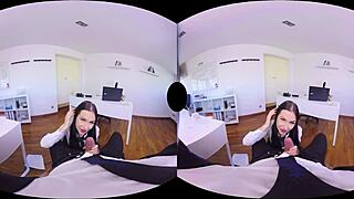 Virtualrealporn features a detailed 3D secretary in office setting.