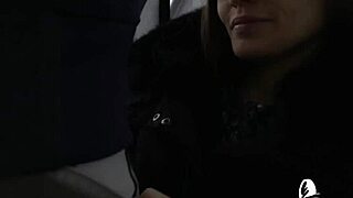 Hot girl blows stranger’s dick in public. She swallows cum at the resort!