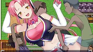 eury is not a sexaroid part 4 😏 outdoor hentai fun with toys and bondage