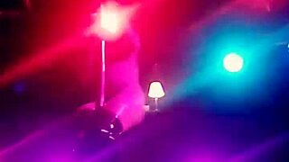 New Stripper Dances In Knee Highs With Thong