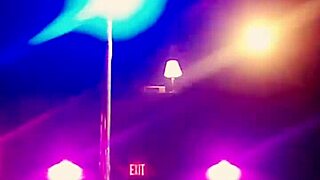 New Stripper Dances In Knee Highs With Thong