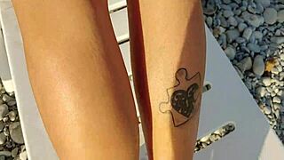 Italian Couple Has Public Sex on Cilento Beach with Dialogues