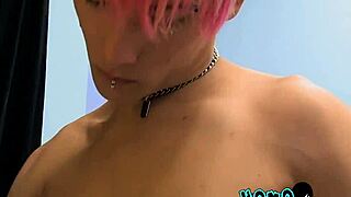 These two emo friends start with making out, then get rough anal with a monster cock.