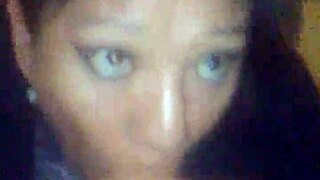 Wife sucks cock while looking into eyes, swallowing cum