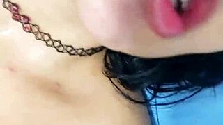 squirting y orgasmo real with dirty talk and big natural tits