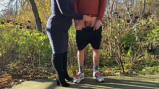 My stepson in law makes me perform kinky acts in pantyhose, including public exposure and more