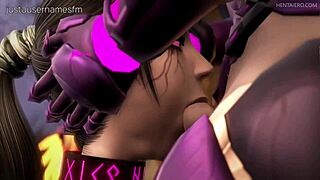 this 3d compilation has some hot sex scenes