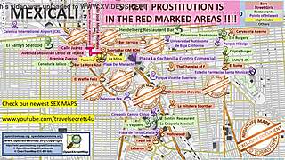 Mexicali Mexico sex map street massage parlours brothels whores callgirls