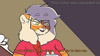 two girls sharing one bed in this cartoon scene 😊