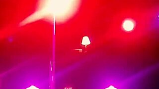 New Stripper Dances In Knee Highs With Thong