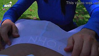 Guy spots me in the park and ends up banging me hard with toys!