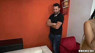 Annoying Cuckold Fears Cumshot Behind Scenes Luara Amaral