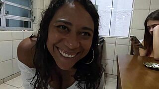 Young 18+ latina feels wild passion at the party with interracial encounters