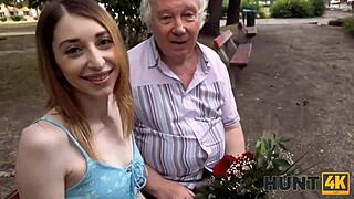 Hunt4k Old Man Takes Cash and Watches Stranger FUCK His Sexy GF Hard