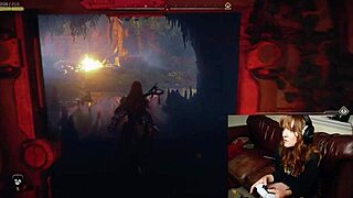 British Gamer Slut Masturbates With Dildo And Forgets Webcam On