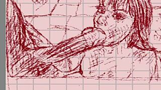 drawing milf blowjob dark big dick hentai for you