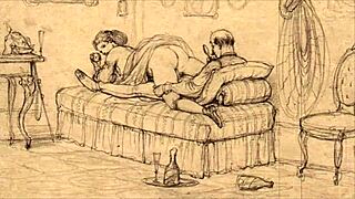 those vintage erotic drawings tell quite a story