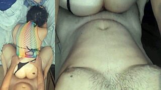 pov compilation of hourglass amateur girlfriend anal doggy, big ass bouncing hardcore with shaved bubble butt