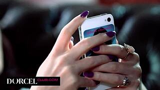 Two Busty Brunettes In A Sensual Lesbian Scene