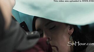 Man, lucky husband banging milf secretary and brunette wife at once! 😲