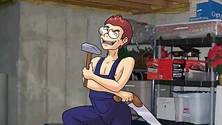 Just casual banging with Baka M in wild taboo bondage play.