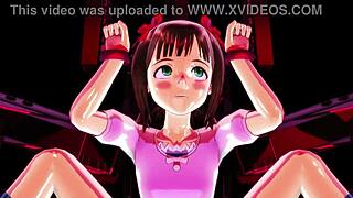 purupuru haruka 12 game challenge in 3d cartoon style