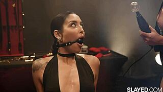 i slayed domme lumi gags n suspends her naughty sub vanessa