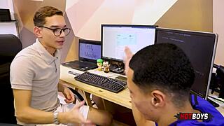 big cock guy fucking the naughty amateur in intense session with monster dick