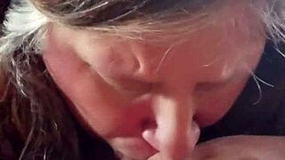 Friend's wife topless blowjob cheating scene