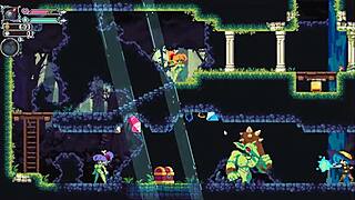 Flip Witch Pixel Hentai Ep 6: Intense Femdom Creampie in Forest Setting