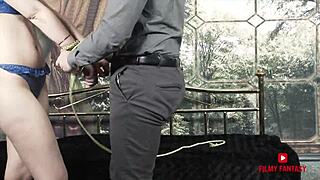 Retro Indian Housewife Dreams of Forbidden Fantasies. Will She Submit to Her Secret Desires Under Starry Skies?