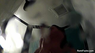 romi rain showers with big tits and pussy masturbation