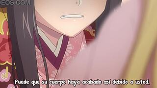 I'm watching Nobunaga-sensei no osanazuma 12, it's hentai with big tits and sucking scenes