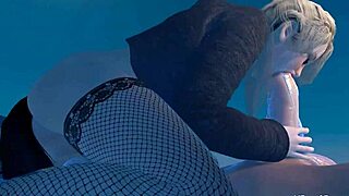 Wow, Busty Anime 3D Hentai Girls Suck and Fuck Futa Teens!