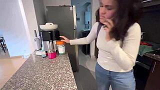 My maid bent over cleaning, and I noticed her curves