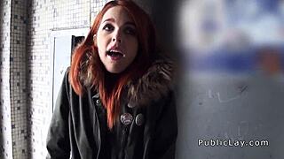 Uh, me, redhead Spanish student, got banged in public... oops, so wild!