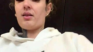 Sapatona feels aroused at the gym with her transparent shirt revealing sweaty nipples