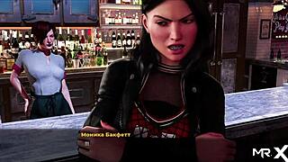 Inserted cock into pussy in men's toilet