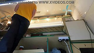 This Crazy Girl Gets Upkirted at Work for Cash