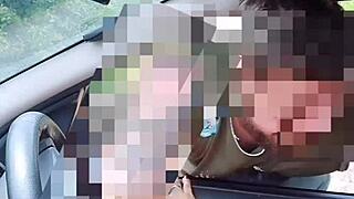 Naughty Bia Flashes Pussy and Breasts on Public Street!