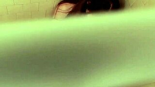 cutie brunettes kiss passionately in lingerie, shaved and petite.